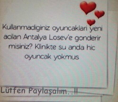 Hey dostlar! Paylaşmadan mutlu olamayız :))