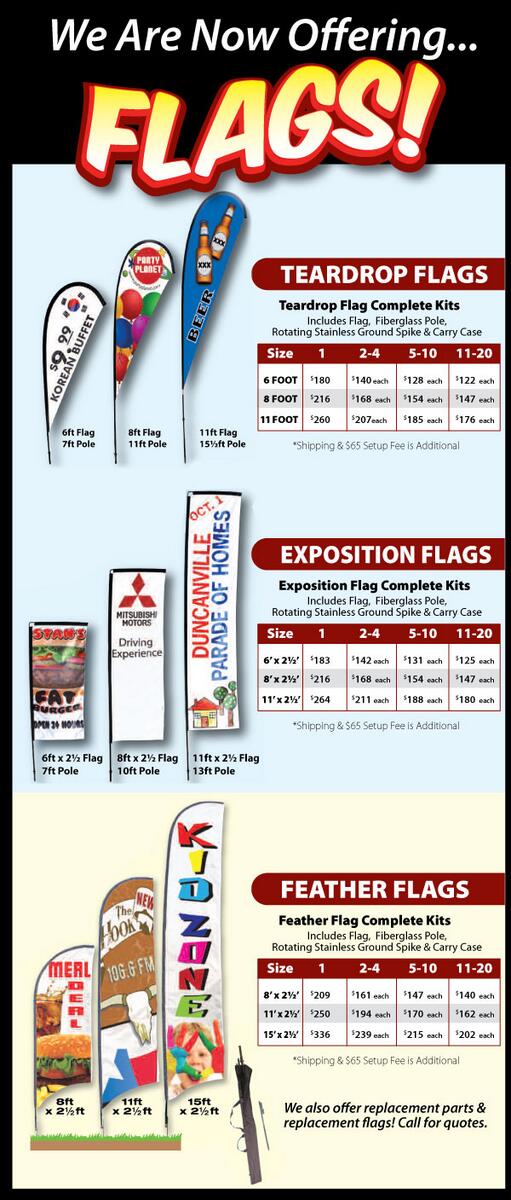 NewYorkPrint's tweet photo. Flagged!!  Call 718-317-8300 to place your order today. http://t.co/ZcHLcBUZxs http://t.co/Wm3zWcg0Dp