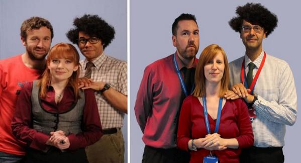 robfrain's tweet photo. Our School IT department reminds me of a certain Tv show.. @bigboyler @channel4 @itcrowdsupport #itcrowd http://t.co/WzLQT9MSqZ