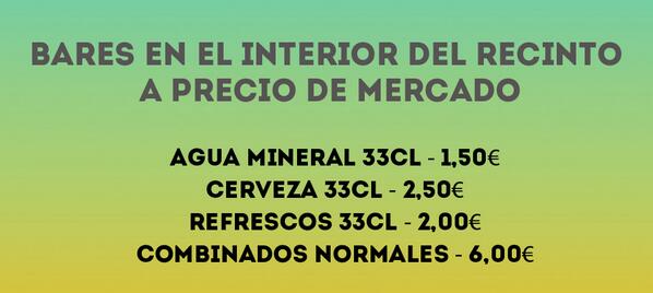 ¡Información básica! Ya tenemos los precios de las bebidas dentro de #LaSierraElectronica, a precio de mercado!!