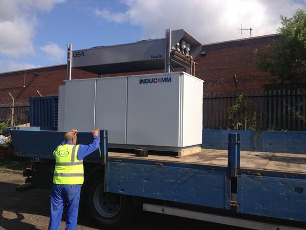 The new Inducomm AC30 process #chiller off to it's new home in Northern Ireland. Designed and built in Glasgow.