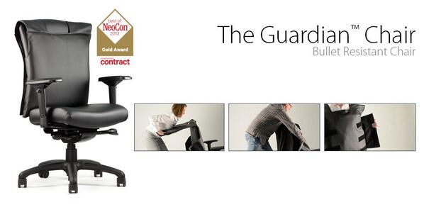 MaynardInterior's tweet image. Protect your company's best asset...your employees. Introducing the bullet resistant chair from Neutral Posture.