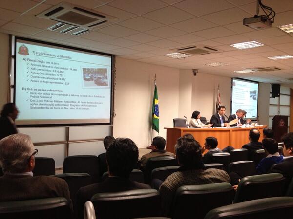 kikiramos's tweet photo. Prestação de contas do secretario Bruno Covas. A quantidade de novas ações no Meio Ambiente é impressionante! http://t.co/gonhbPiyCc