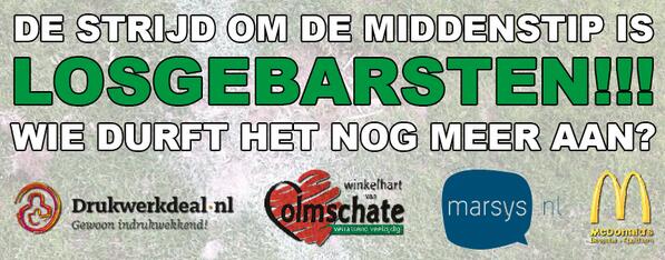 De voetbalkoorts loopt weer op in deventer. Hoogste bod op dit moment is 3450 euro voor Drukwerkdeal! <a href="/GAE_Business/">GA Eagles Business</a>
