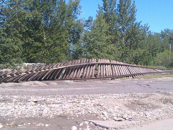 I was truly struck by the extent of the damage to homes, businesses and infrastructure in High River #ABFlood