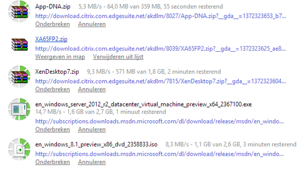 JochemLangerak's tweet image. Time to put my internet connection to the test. #win8.1 #WinSrv2012R2 #XenDesktop7 #XA5FP2 all at once &amp;gt;37 MBytes/s