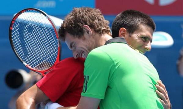 mimivi2's tweet photo. @SarahYDecker LOL"Football Funnys ‏BREAKING:Live pictures of Djokovic and Murray after Federer's defeat at Wimbledon http://t.co/bxDMEqt40Y"