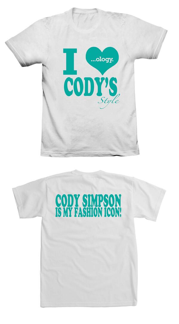 CodySimpsonX0X0's tweet photo. @CSWorldWidepage RT &amp; Help Vote @CodySimpson 4 "Best Dressed" singer http://t.co/TKFwed0NxC we can win custom tees http://t.co/sOAPhdKqkP