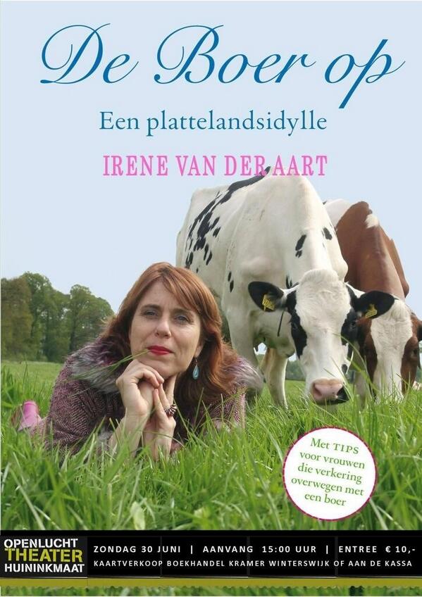 OpenluchtWwijk's tweet photo. Aanstaande Zondag komt Irene van der Aart in ons Openluchttheater met haar voorstelling; De boer op. Aanvang 15:00 u http://t.co/UZpAVSJS7p
