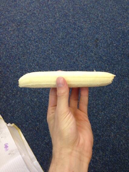 Worlds straightest banana?