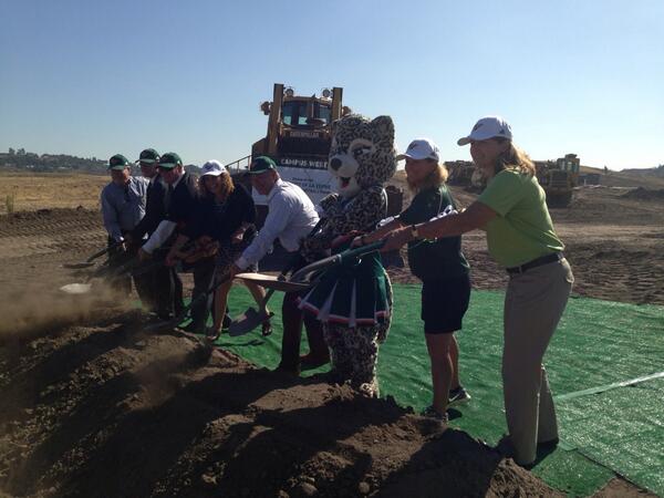 Campus West groundbreaking for the new baseball and softball fields <a href="/ULaVerne/">University of La Verne</a>