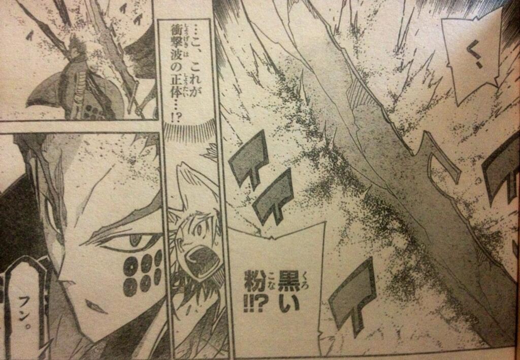 レバオン Pa Twitter 今週のムシブギョー 続き その理由は真田の纏う防御壁 蝶の体躯から放出の鱗粉が秘密であった 無涯は絶対量がある鱗粉を残らず使い切らせる算段 覚醒中の肉体で連撃を繰り出す月島仁兵衛の締めは富嶽鉄槌割り Weekly Sunday Http T Co