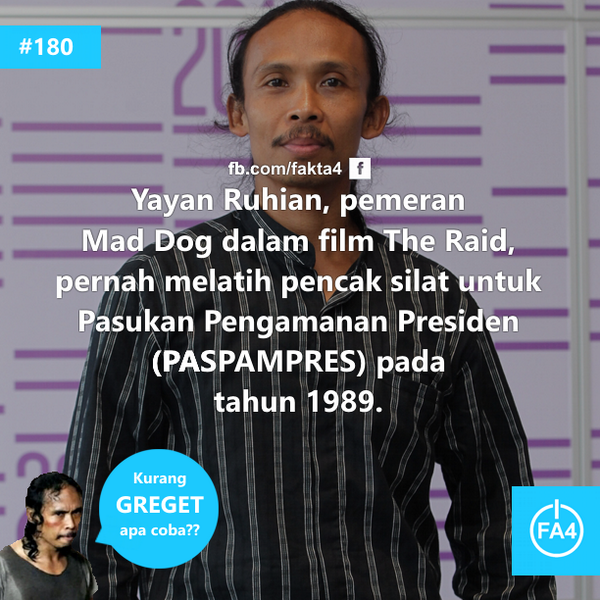 Pesilat Muda Id على تويتر Rt Faktaempat Yayan Ruhian Pernah Melatih Pencak Silat Untuk Pasukan Pengamanan Presiden Fakta Http T Co Jylqvoulxk