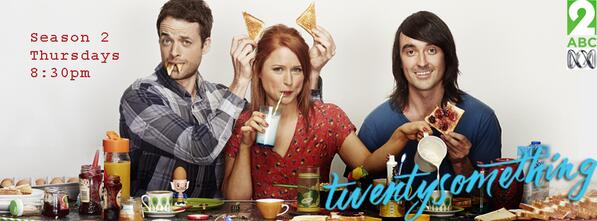 SchmidtJosh's tweet photo. #twentysomething Season 2 starts at 8:30pm ABC2  Grab your best friend and a bottle of wine and enjoy.  eeeek!  xx http://t.co/bOEhVsQQEn
