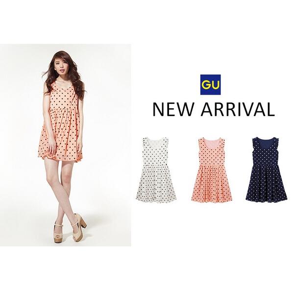 Gu ジーユー イチオシ新着アイテム トレンドのシルエット ウィメンズ フィット フレアワンピース 1 490円 Http T Co 937amryabt が登場しました コーディネートの主役になるワンピ ﾟ ﾟ Http T Co Gm12qzfd0m