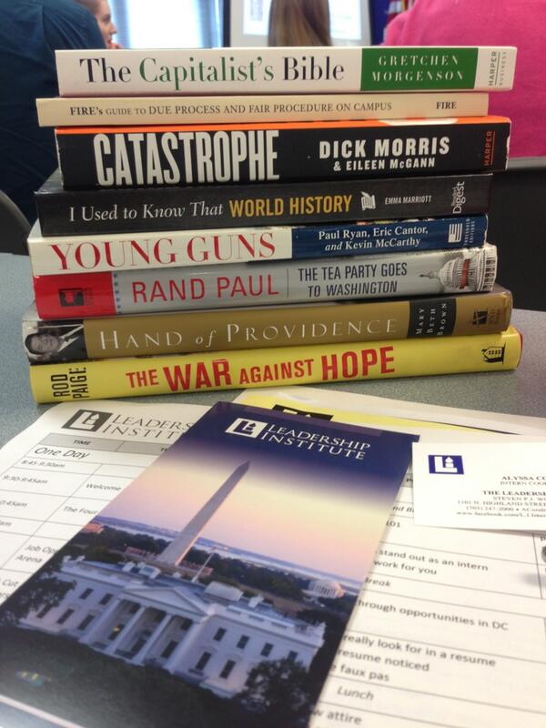 orshiorshi's tweet image. Books on books on books. Political library set for a while. Courtesy of @LeadershipInst #intern101