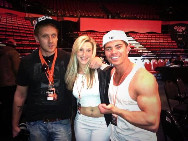 DeanJayShamley's tweet photo. #JoziShore crew in the house at @EFCAFRICA 20 with @charliec125 @Matt_crawford43 @Anton_Taylor http://t.co/IvVUoDzyTx