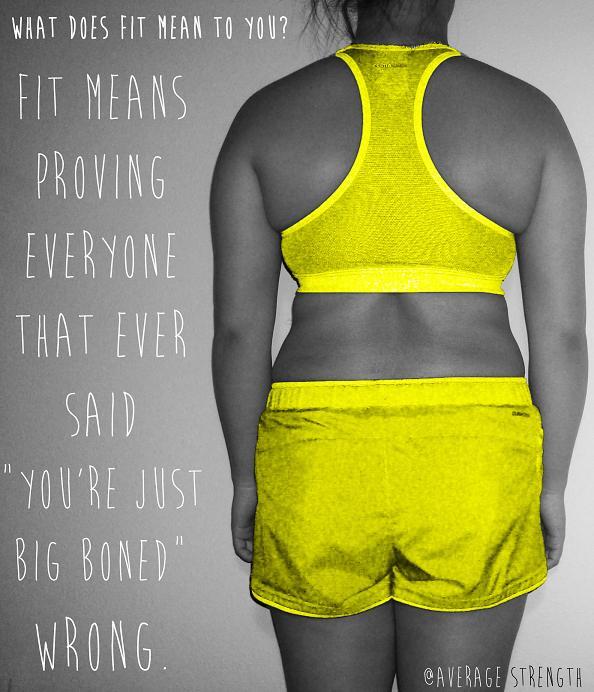 AverageStrength's tweet image. What does fit mean to you?