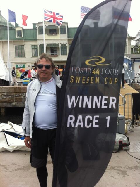 AegirRacing's tweet photo. Great day on the water today! A 1st, 3rd and 4th leaves us 2nd overall and a very happy owner!! #RC44 http://t.co/WN6zG1uymk