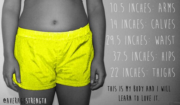 AverageStrength's tweet image. This is my body, and I will learn to love it.