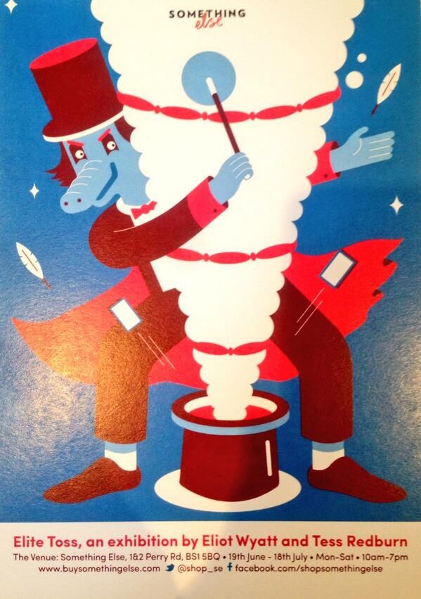 Josh_Coombs's tweet image. Illustrator and good friend @eliot_wyatt has an exhibition on from 19th June - 18th July, 1&amp;amp;2 Perry Rd, Bristol!!