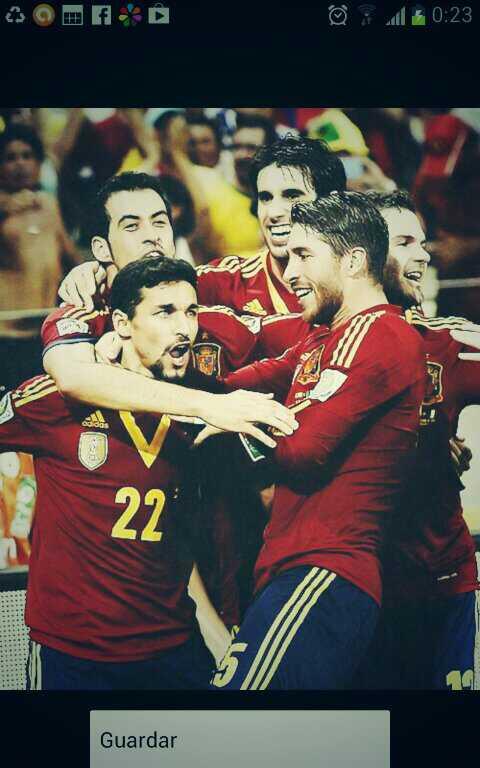 FELICIDADES ESPAÑA!!! Todos con @laroja en la final de la Copa de Cofederaciones.