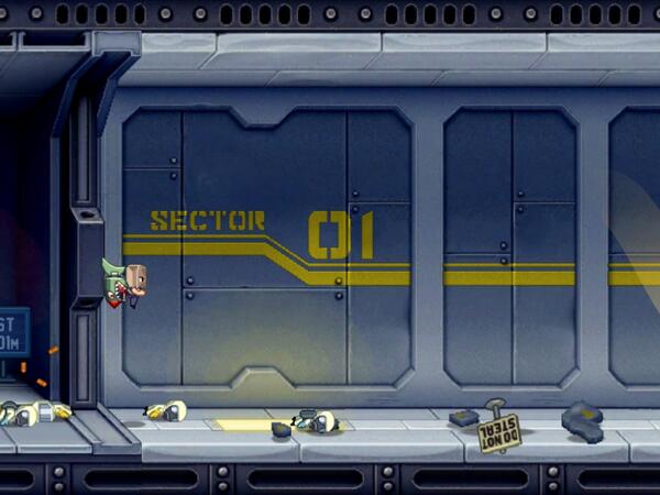 headja's tweet image. I just flew 198m in an explosive game of Jetpack Joyride on iPad. Boo bit.ly/rKuWqK
