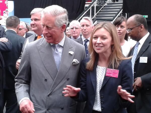 SalfordK's tweet photo. And a privilege to share some of our stories with HRH Prince of Wales http://t.co/SXyByk0i3P