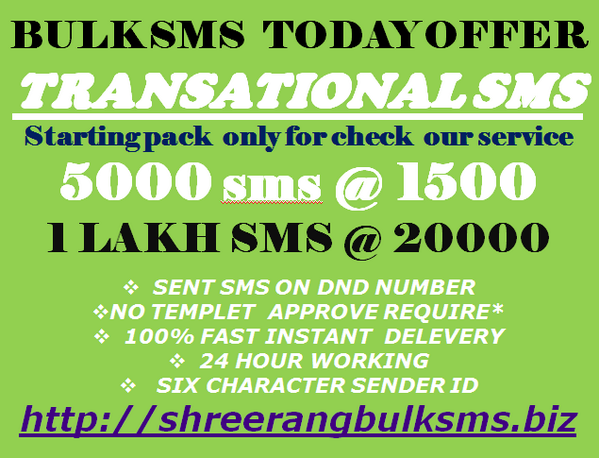 jay221sharma's tweet photo. marketing bulk sms 
1 lakh only @ 10000
http://t.co/6HtjXUTxKp
7779050707 http://t.co/Qr7kBCIUBU