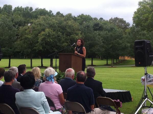 Not a dry eye in the crowd, dedication 2 Naomi's brother "leadership means in the face of obstacles you keep going"