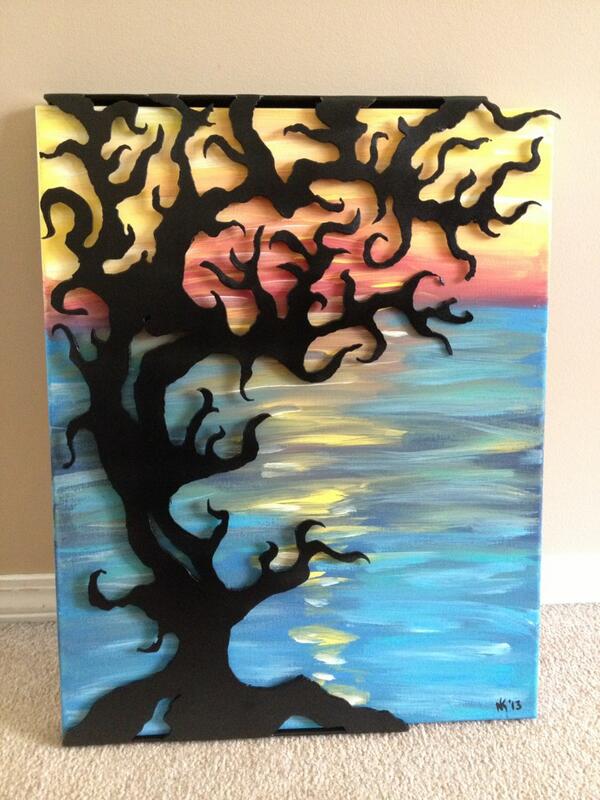 One of the pieces from the  new line of art!  16x20" $125