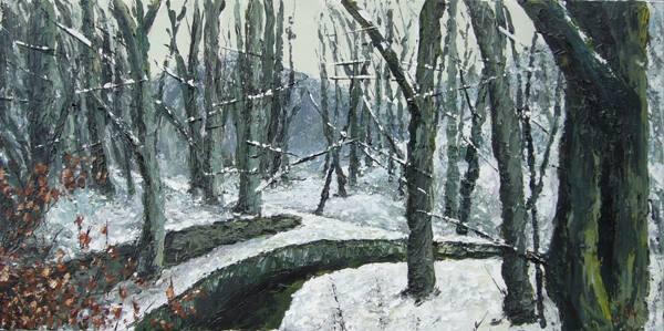 TwoMFrequency's tweet image. Soulful painting by a talented artist. This #painting #captivates Ellie's past story. What #picture is your #story?