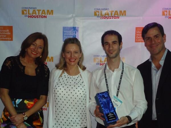 perceptiongrp's tweet photo. Perception Group awarded as LATAM &amp; The Caribbean, Emerging Partner of the Year 2013 #WPC13 @EricLigman @DiegoBek http://t.co/sZgQmdQth7