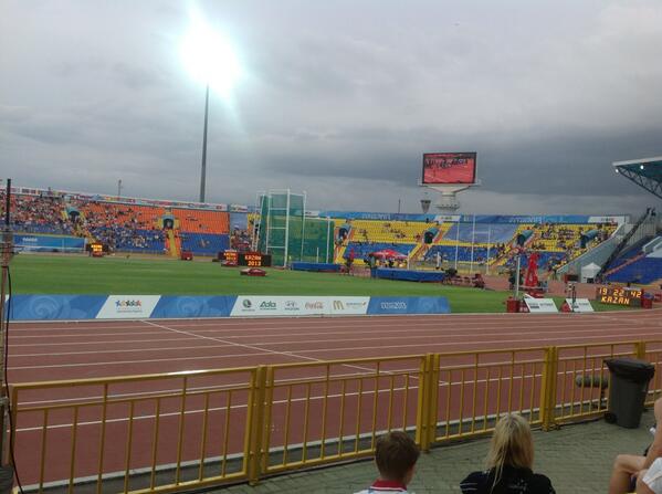maximkse's tweet photo. Легкая атлетика #kazan2013 http://t.co/Iva3RG1R7j