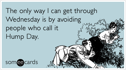 AwkwardVodka's tweet photo. RT @HuffPostCeleb: Happy hump... uh, Wednesday. http://t.co/40Nn8u1ZYR