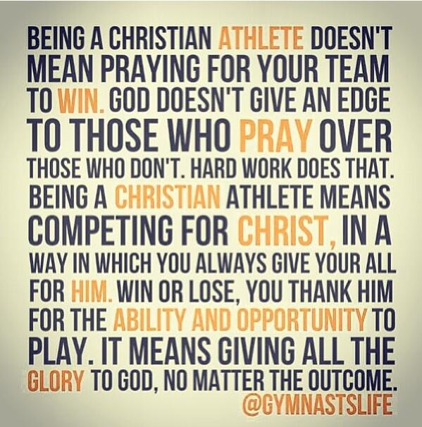 thatcheerstuff's tweet photo. Being a Christian athlete... I love this. 🙏🙌❤ http://t.co/ebe5GBiLV5