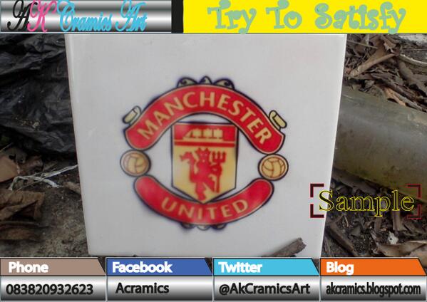AkCramicsArt's tweet photo. Manchester Unitted ready order , direct send , try to satisfy customer , only at Bandung :) http://t.co/ELjpmoan2y