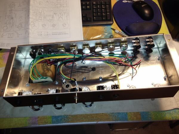 phillyright's tweet image. JTM45 pots and Jacks added! @Savoy_Brown #guiitar #ampmonster