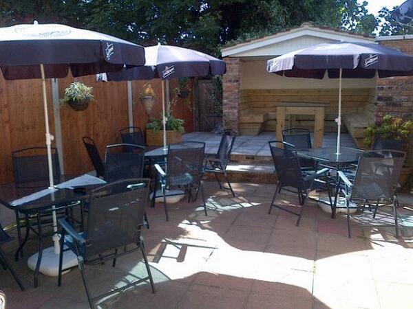 Come and spend a ice cold beer in our new beer garden!!!!!!!