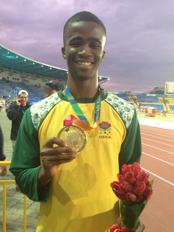 StudentTeamSA's tweet photo. Golden boy @Anaso_J #kazan2013 #degreesofgreatness http://t.co/GnqVJy0j80
