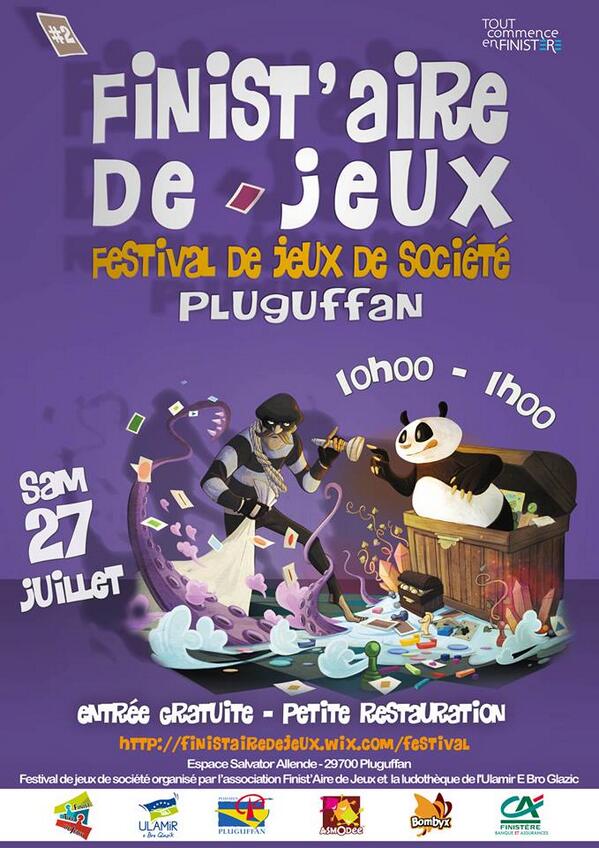 1er tweet pour cette seconde édition, voici l'affiche du festival !