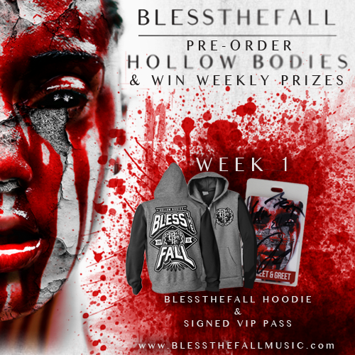 blessthefall's tweet photo. PRE-ORDER TIME! Enter the #HollowBodies Sweepstakes by pre-ordering a bundle today! http://t.co/DHVg9PgO6y http://t.co/F0iJ66hbcU