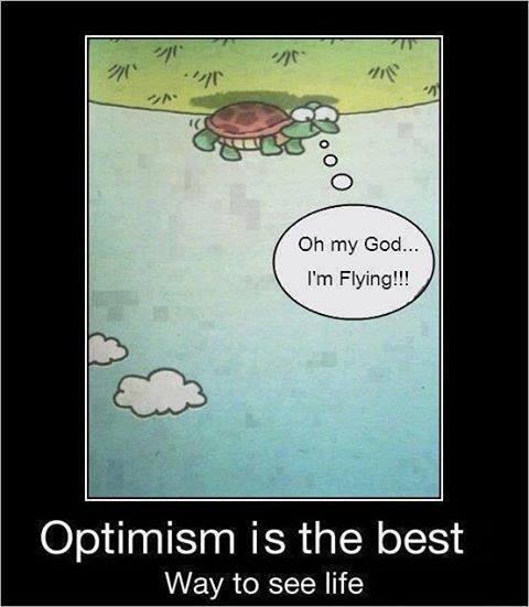 Optimism is the best way to live life