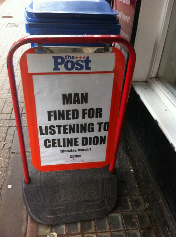 ComedyBristol's tweet photo. . @BristolCouncil: @laurenlaverne Bristol Post offers stiff competition for best headline ever http://t.co/y6ORjDCtQ1