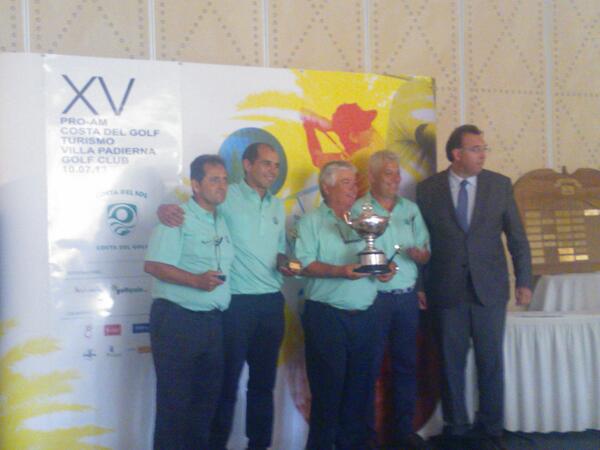 Mi felicitación al equipo de <a href="/paradores/">Paradores de Turismo</a> #Málaga #Golf por su victoria en el #XVProAm <a href="/vivecostadelsol/">Vive Costa del Sol</a> <a href="/Flamingosgolf/">flamingosgolf</a>