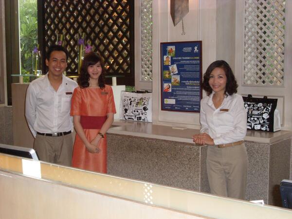 TheCodeOrg's tweet image. Accor Pullman Pattaya proudly displaying Code membership in reception #code #responsibletourism #codeworkshop