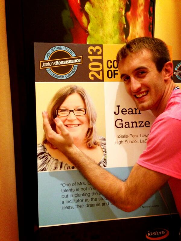 So proud of Mrs. Jean Ganze, Renaissance coordinator of the year!!