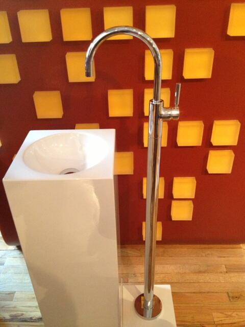 Some beautiful kitchen &amp; bath products @davisandwarshow! Waiting for @widchapman presentation #hospitality #design