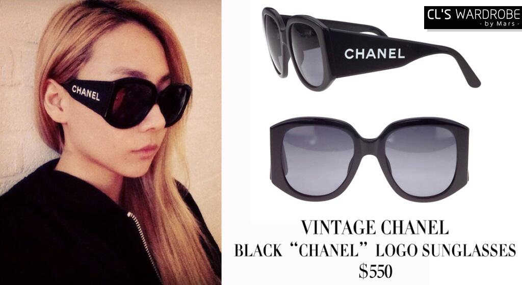 chanel logo glasses