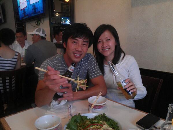 Catching up w/ my buddy. His scary adventure gave me goosebumps.